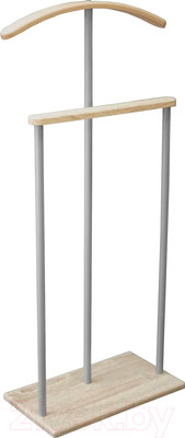 Стойка для одежды Мебелик Костюмная Дэви 1 (металлик/дуб сонома)