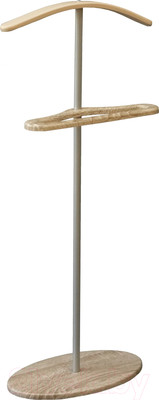 Стойка для одежды Мебелик Костюмная Дэви 3 (металлик/дуб сонома)