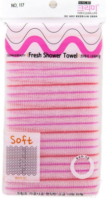 Мочалка для тела Sungbo Cleamy Clean&Beauty Fresh Shower Towel (28x100)