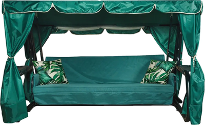 Качели садовые LetoLux Нирвана Premium (зеленый)