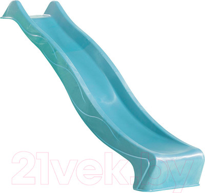 Скат для горки KBT Rex HDPE / 416.012.004.001 (с подключением к воде, синий)