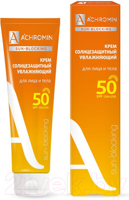 Крем солнцезащитный Achromin Экстра-защита для лица и тела SPF50 (100мл)