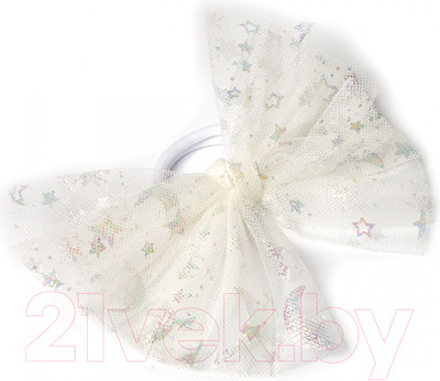 Резинка для волос Bradex Бант Сияющий/ AS 1402 (белый)