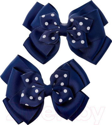 Набор заколок для волос Bradex Банты В Горошек/ AS 1251 (синий)