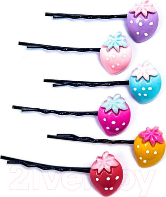 Набор заколок для волос Bradex Клубнички / AS 1079 (6шт)