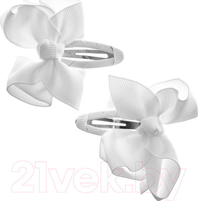 Набор заколок для волос Bradex Бантики/ AS 1252 (белый)