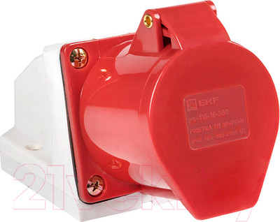 Розетка силовая EKF PROxima PS-115-16-380