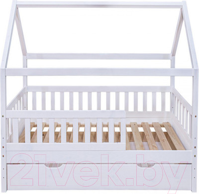 Стилизованная кровать детская Dipriz Д.7436.1 (белый)