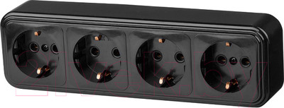 Розетка Юпитер Стандарт JP7412-12 (черный)