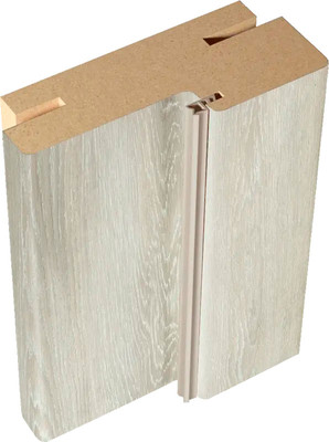 Коробка Velldoris Экошпон телескопическая 70x26x2100 / VD064937 (дуб шале седой)