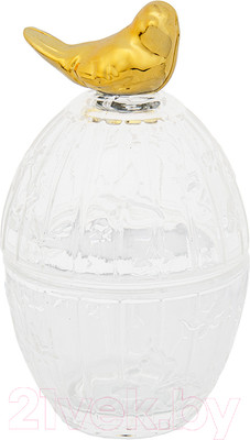 Шкатулка Вещицы Птичка Fancy23 (прозрачный)