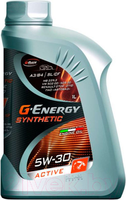 Моторное масло G-Energy Synthetic Active 5W30 / 253142404 (1л)