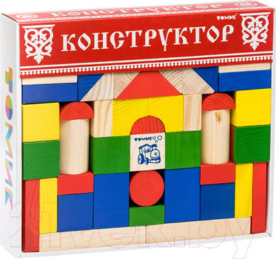 Конструктор Томик Цветной 6678-65 (65эл)