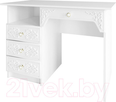 Письменный стол ДСВ МС Ki-Ki СТД 1070.1 (белый)