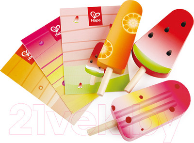 Набор игрушечных продуктов Hape Фруктовое мороженое / E3175_HP