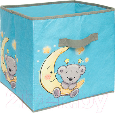 Коробка для хранения Handy Home Мишка 300x300x300 / UC-232 (голубой)