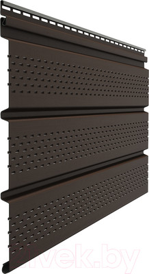 Софит для крыши Docke Premium перфорированный (шоколад)