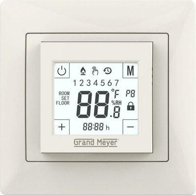 Терморегулятор для теплого пола Grand Meyer Mondial Series W225 (кремовый)
