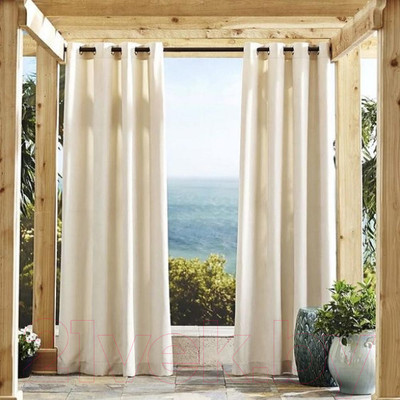 Штора для террасы Nivasan H1.UL-1 (140x220, бежевый)