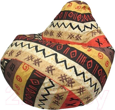 Бескаркасное кресло Flagman Груша Мега XXXL Г3.4-11 (африкан)