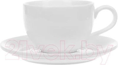 Чашка с блюдцем Chan Wave Classic Шоко фк876