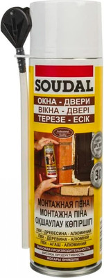 Пена монтажная Soudal Окна-двери (300мл)