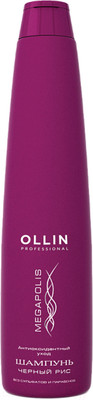 Шампунь для волос Ollin Professional Megapolis на основе черного риса (400мл)