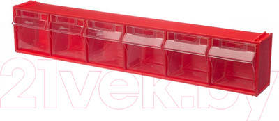 Стенд для инструмента Стелла-техник F-600-6 (красный/прозрачный)