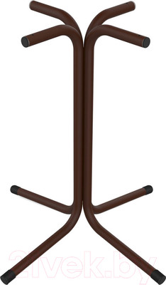 Подстолье Sheffilton SHT-TU7-1 (коричневый муар цинк/черный металл)