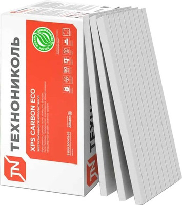 Экструдированный пенополистирол Технониколь XPS Carbon Eco TB FAS/2 S/2 1180x580x100-L (упаковка 4шт)