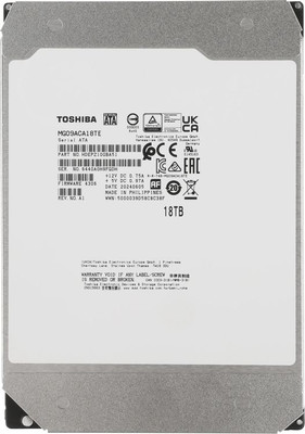 Жесткий диск Toshiba Enterprise Capacity 18ТБ (MG09ACA18TE)