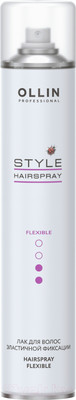 Лак для укладки волос Ollin Professional Style эластичной фиксации (450мл)