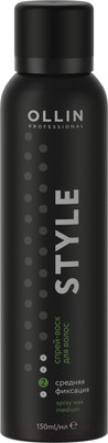 Спрей для укладки волос Ollin Professional Style Воск средней фиксации (150мл)