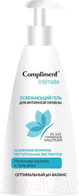 Гель для интимной гигиены Compliment Intimate Освежающий (250мл)
