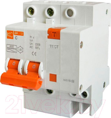 Дифференциальный автомат КС 2Р 63/30 ДА-12