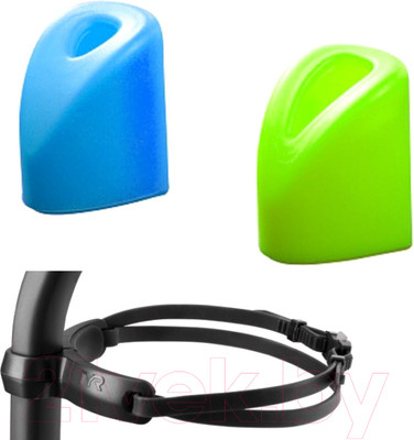 Трубка для плавания TYR Ultralite Snorkel 2.0 / LSNRKL2 001 (черный)