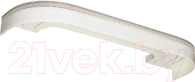 Карниз для штор LEGRAND Галант Neo Греция 3.0 / 48067433 (белый глянец)