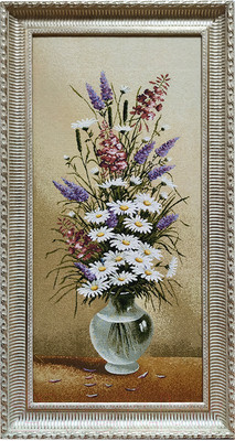 Гобелен Декарт Букет ромашки и лаванда 8Л2021