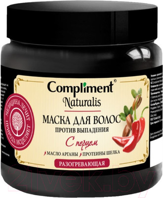 Маска для волос Compliment Naturalis с перцем Против выпадения  (500мл)