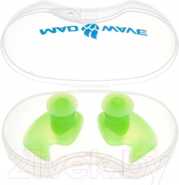 Беруши для плавания Mad Wave Ergo (зеленый)