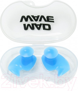 Беруши для плавания Mad Wave Ergo (синий)