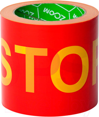 Лента сигнальная Zoom 02-5-5-003 (желтый/красный)