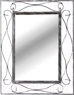 Зеркало Dudo ВЕ-2-2 (черный/серебристый)