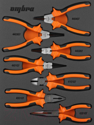 Набор губцевого инструмента Ombra OMT7STE