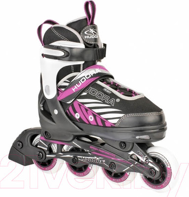 Роликовые коньки Hudora Inline Skates Mia / 28140 (р-р 37-40, Schwarz/лиловый)