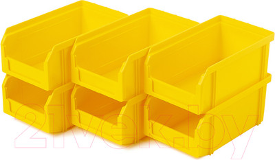 Набор лотков для метизов Стелла-техник V-1-К6 (желтый)