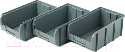 Набор лотков для метизов Стелла-техник V-3-К3 (3шт, серый)