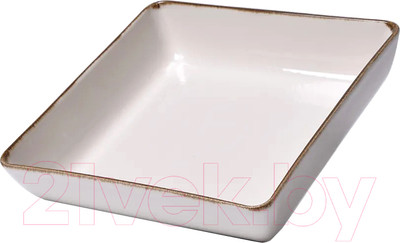 Тарелка столовая глубокая Fissman Barcelona 3866 (слоновая кость)