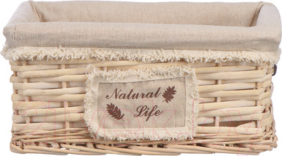 Корзина Natural House Natural Life 280x190x130 / EW-88 XS (натуральный)