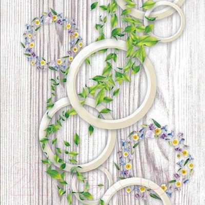 Панель ПВХ Sanrelia Стандарт New Макраме-637 (2500x250x7мм)